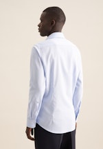 Slim Performance-Hemd Struktur in Hellblau |  Seidensticker Onlineshop