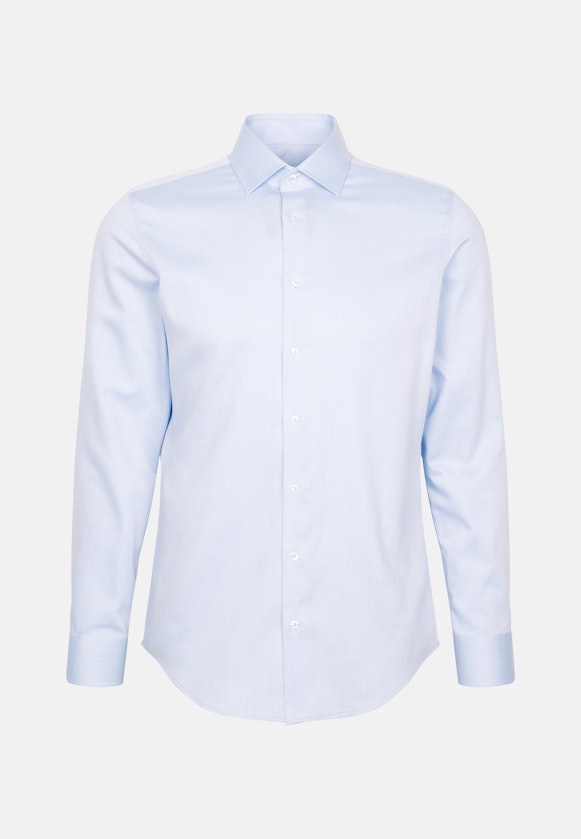 Slim Performance shirt Structure in Light Blue |  Seidensticker Onlineshop