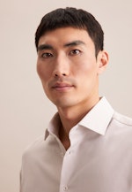 Slim Performance-Hemd Struktur in Beige |  Seidensticker Onlineshop