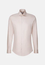 Slim Performance-Hemd Struktur in Beige |  Seidensticker Onlineshop