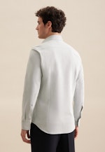 Slim Performance-Hemd Struktur in Grün |  Seidensticker Onlineshop