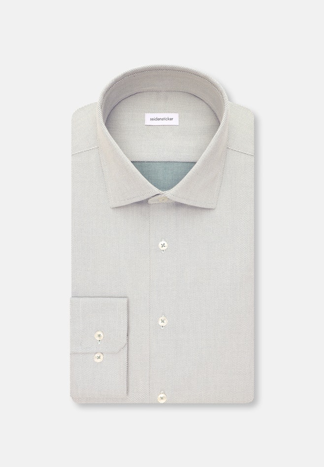 Slim Performance-Hemd Struktur in Grün | Seidensticker Onlineshop