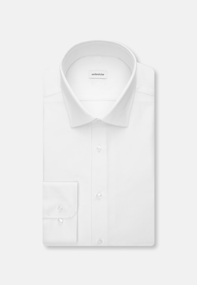 Slim Chemise Performance Structure dans Blanc | Boutique en ligne Seidensticker