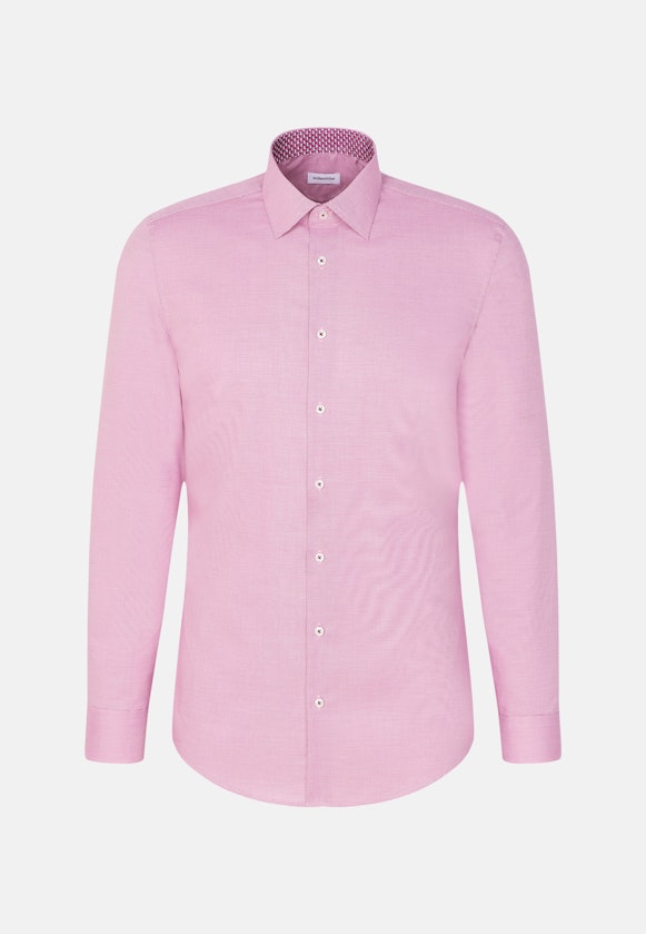 Slim Business Hemd Struktur in Rosa/Pink |  Seidensticker Onlineshop