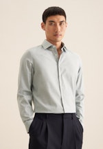 Slim Business shirt Structure in Green |  Seidensticker Onlineshop