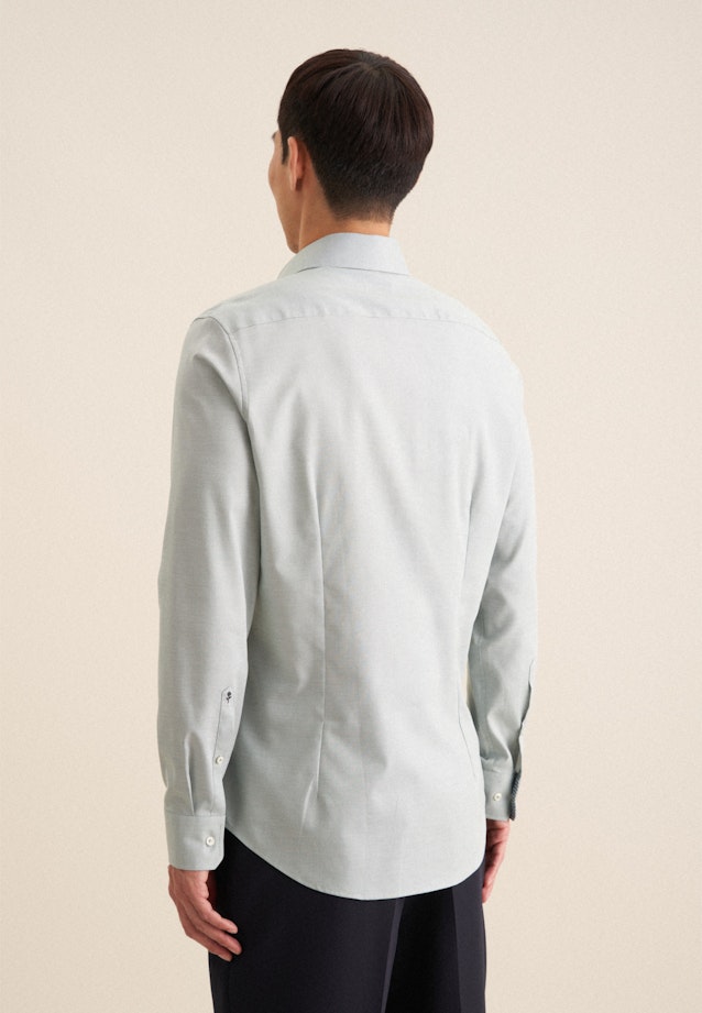 Slim Business shirt Structure in Green |  Seidensticker Onlineshop