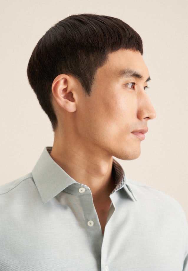 Slim Business shirt Structure in Green |  Seidensticker Onlineshop