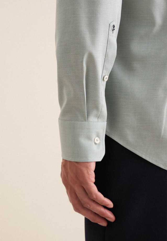 Slim Business shirt Structure in Green |  Seidensticker Onlineshop