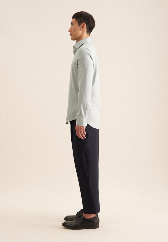 Slim Business shirt Structure in Green |  Seidensticker Onlineshop