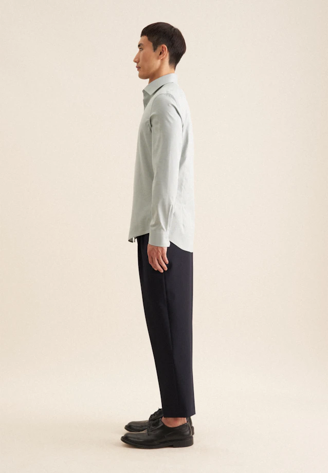 Slim Business shirt Structure in Green |  Seidensticker Onlineshop