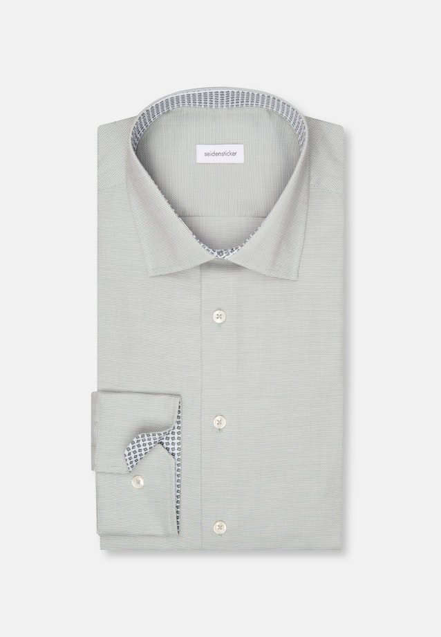 Slim Business Hemd Struktur in Grün |  Seidensticker Onlineshop