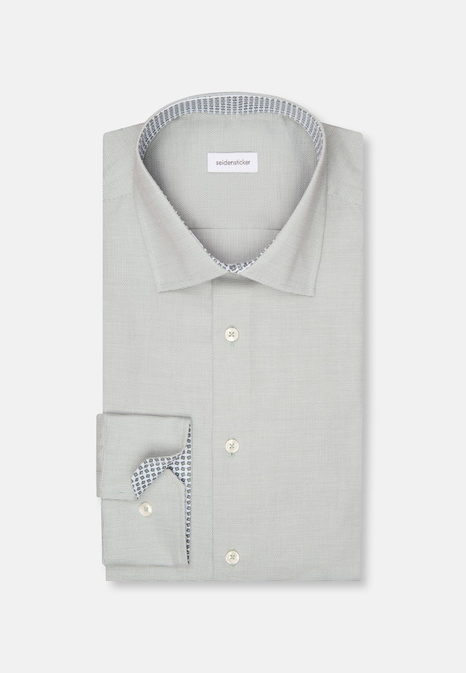 Slim Chemise d'affaires Structure dans Vert | Boutique en ligne Seidensticker