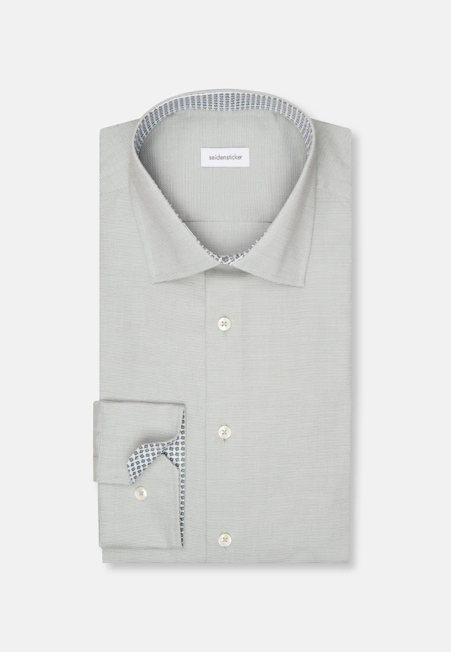 Slim Business shirt Structure in Green |  Seidensticker Onlineshop