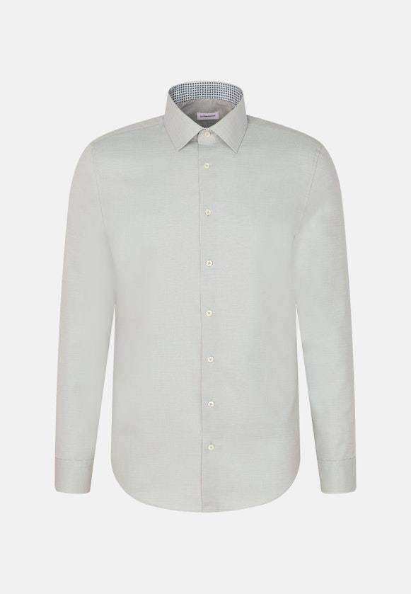 Slim Business Hemd Struktur in Grün |  Seidensticker Onlineshop