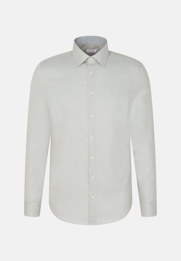 Slim Business shirt Structure in Green |  Seidensticker Onlineshop