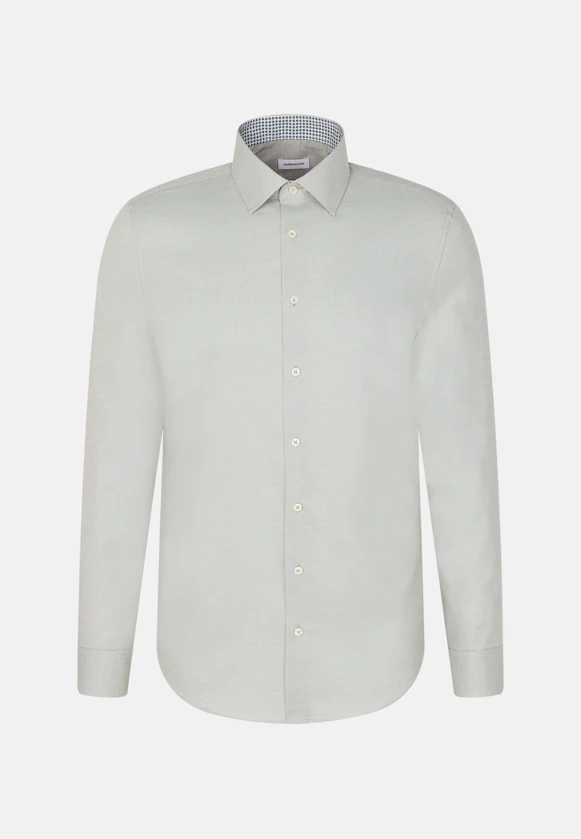 Slim Business shirt Structure in Green |  Seidensticker Onlineshop