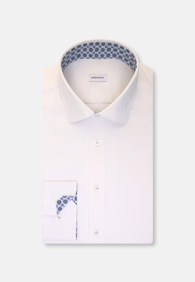 Slim Performance-Hemd Uni in Weiß |  Seidensticker Onlineshop