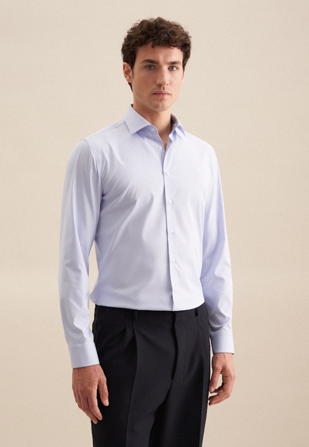 Slim Performance-Hemd Uni in Hellblau |  Seidensticker Onlineshop