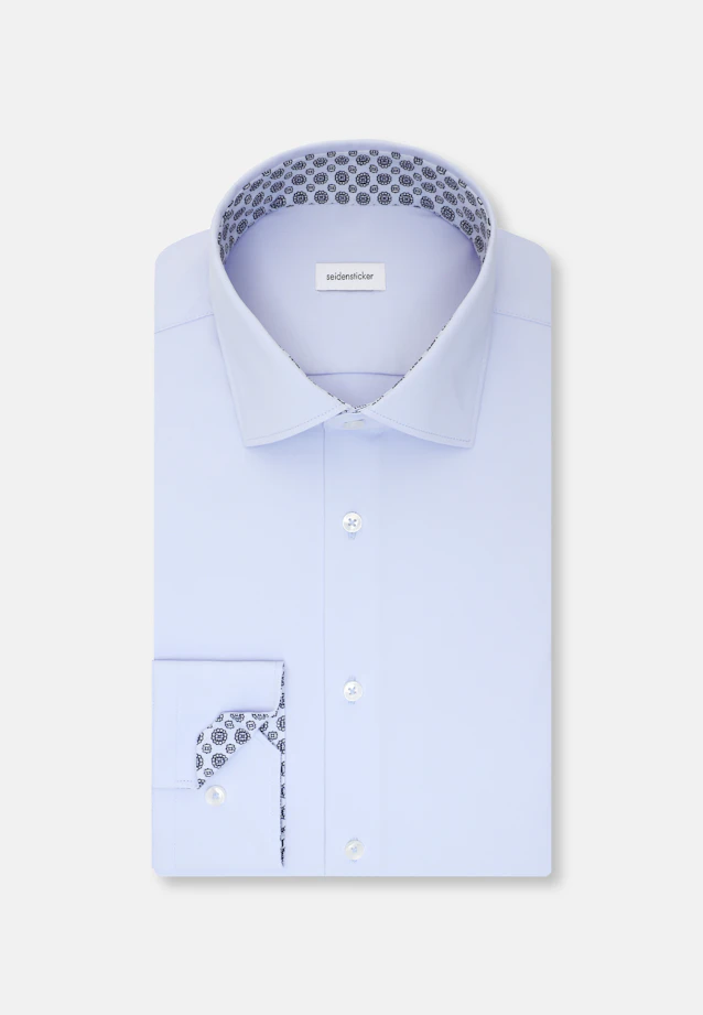 Slim Performance-Hemd Uni in Hellblau |  Seidensticker Onlineshop