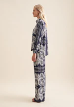 Chemisier chemise Impression sur tissu in Bleu Foncé |  Seidensticker Onlineshop