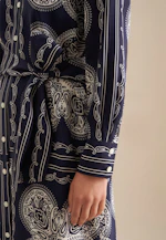 Robe Impression sur tissu in Bleu Foncé |  Seidensticker Onlineshop