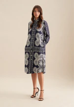 Robe Impression sur tissu in Bleu Foncé |  Seidensticker Onlineshop