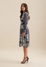 Robe Impression sur tissu in Bleu Foncé |  Seidensticker Onlineshop