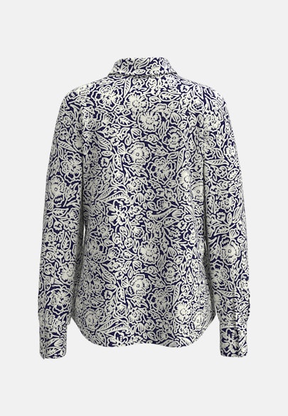 Shirt blouse Floral in Dark Blue |  Seidensticker Onlineshop