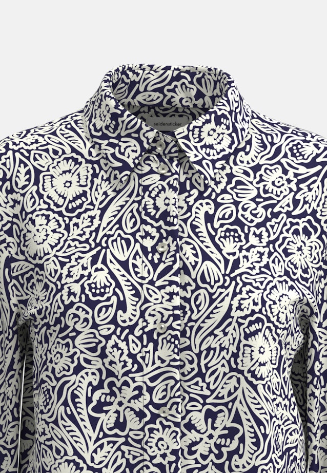 Hemdbluse Floral in Dunkelblau |  Seidensticker Onlineshop
