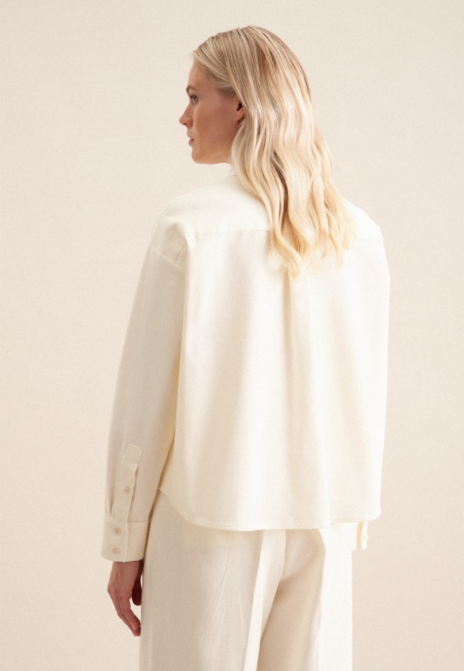 Hemdbluse Uni in Ecru | Seidensticker Onlineshop