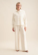 Chemisier chemise Uni in Ecru |  Seidensticker Onlineshop