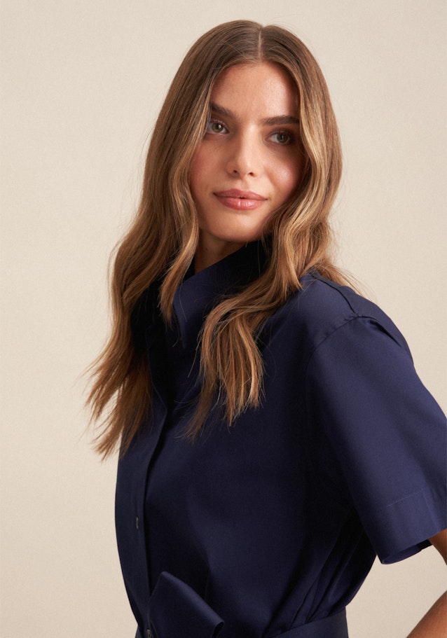 Kleid Uni in Dunkelblau | Seidensticker Onlineshop