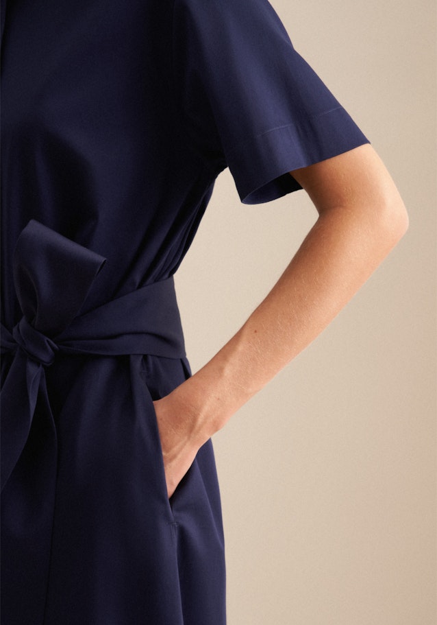 Kleid Uni in Dunkelblau | Seidensticker Onlineshop