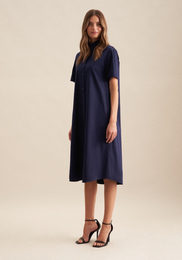 Kleid Uni in Dunkelblau | Seidensticker Onlineshop