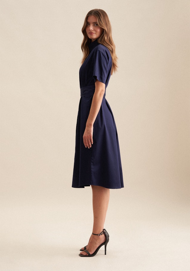 Kleid Uni in Dunkelblau | Seidensticker Onlineshop