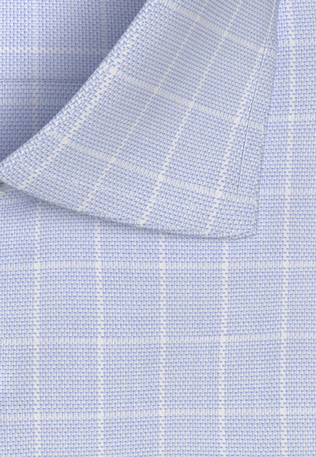Regular Business shirt Check in Light Blue |  Seidensticker Onlineshop