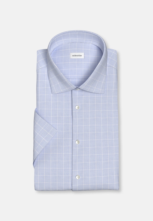 Regular Business shirt Check in Light Blue |  Seidensticker Onlineshop