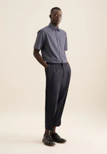 Regular Business Hemd Druck in Dunkelblau |  Seidensticker Onlineshop