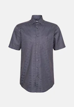 Regular Business Hemd Druck in Dunkelblau |  Seidensticker Onlineshop