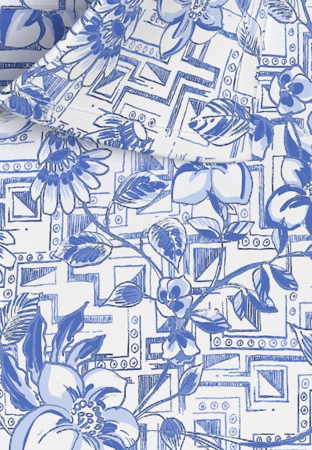 Regular Business Hemd Floral in Hellblau |  Seidensticker Onlineshop
