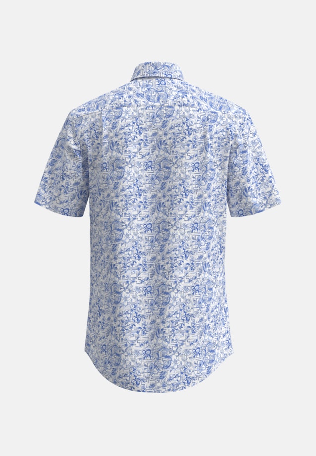 Regular Chemise d'affaires Floral in Bleu Clair |  Seidensticker Onlineshop