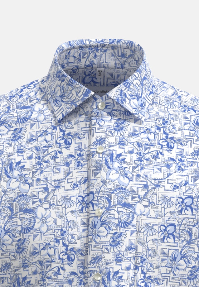 Regular Business Hemd Floral in Hellblau |  Seidensticker Onlineshop