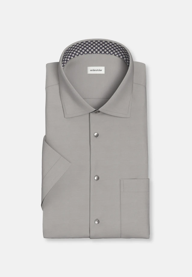 Regular Business Hemd Uni in Grau |  Seidensticker Onlineshop