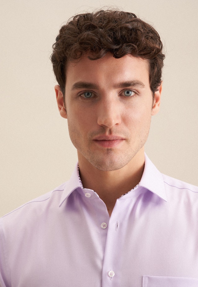 Regular Business shirt Uni in Purple |  Seidensticker Onlineshop