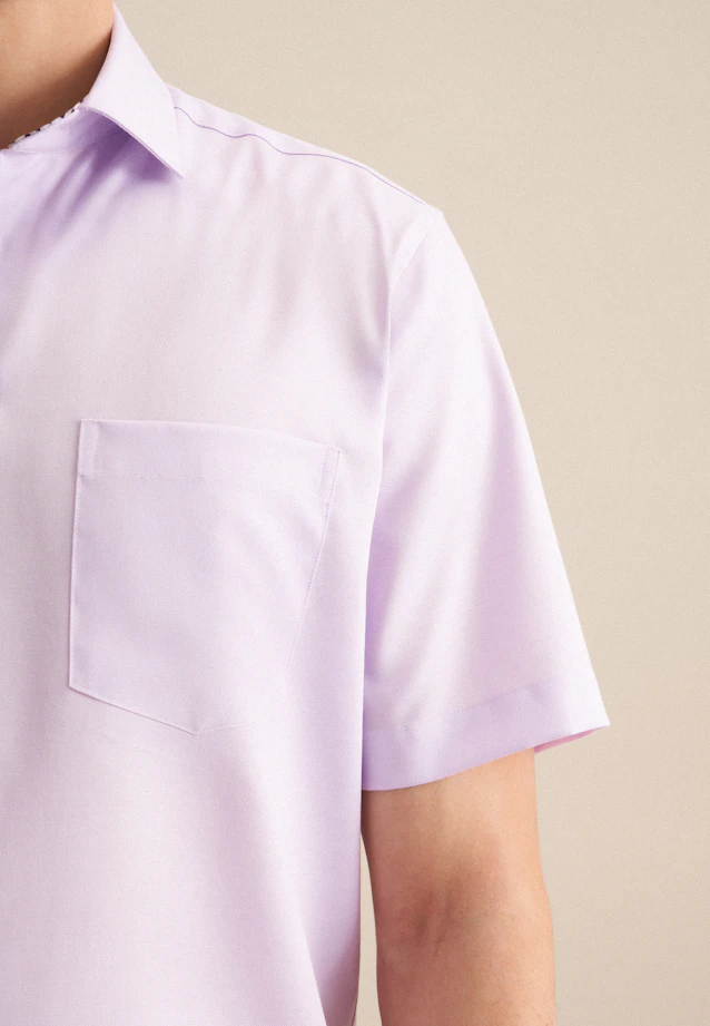 Regular Business Hemd Uni in Lila |  Seidensticker Onlineshop