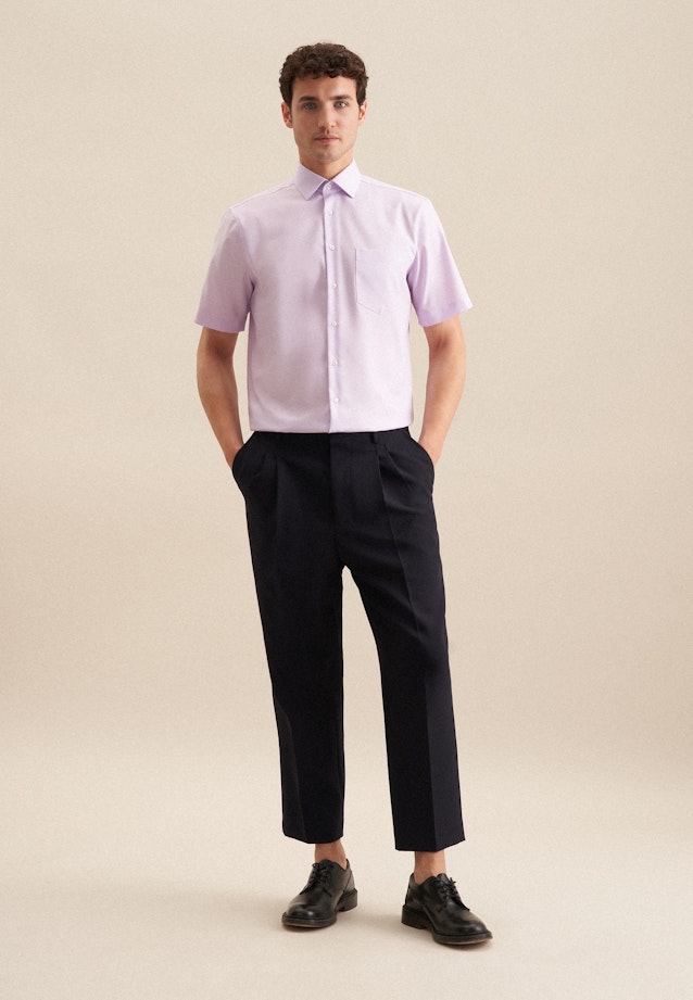 Regular Business shirt Uni in Purple |  Seidensticker Onlineshop