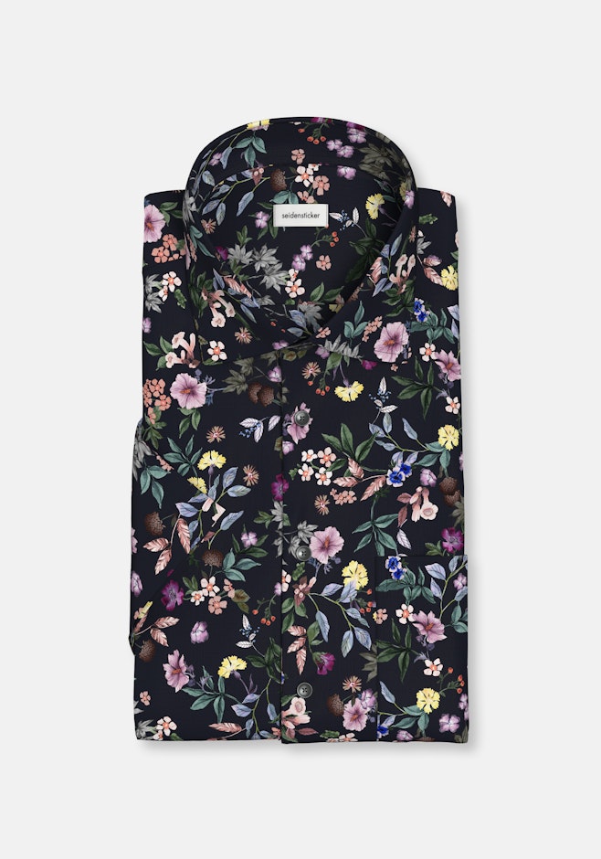 Regular Chemise d'affaires Floral dans Gris | Boutique en ligne Seidensticker