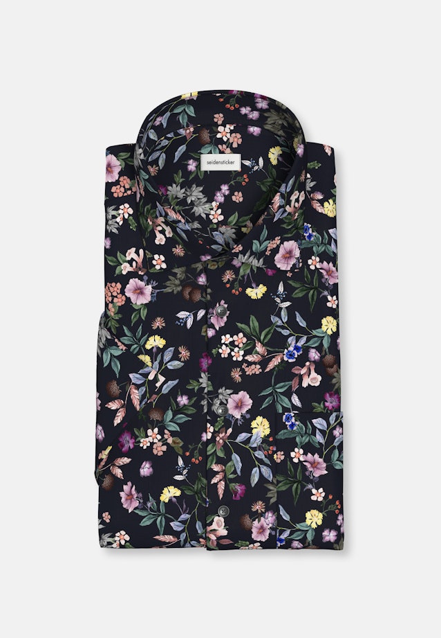 Regular Business shirt Floral in Grey |  Seidensticker Onlineshop