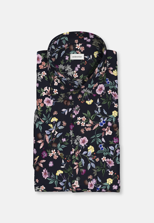 Regular Business Hemd Floral in Grau | Seidensticker Onlineshop