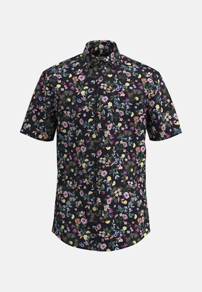 Regular Business Hemd Floral in Grau |  Seidensticker Onlineshop